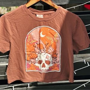 Casual cute skull t shirt